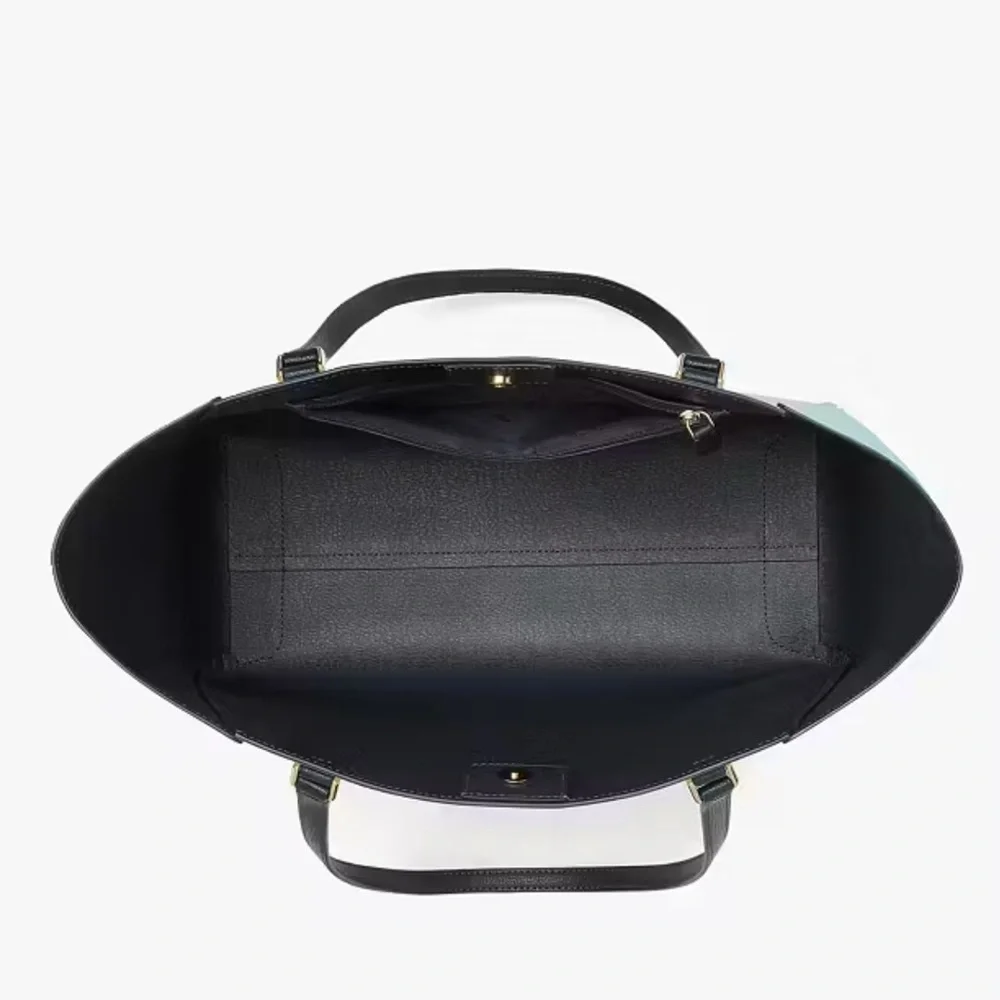 Kate Spade Poppy Colorblock Large Tote Blazer Blue Multi Colorblock